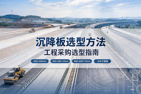 汪清沉降板选择方法