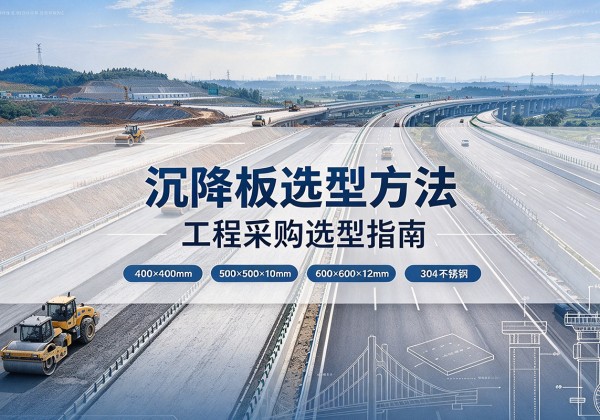 汪清沉降板选择方法